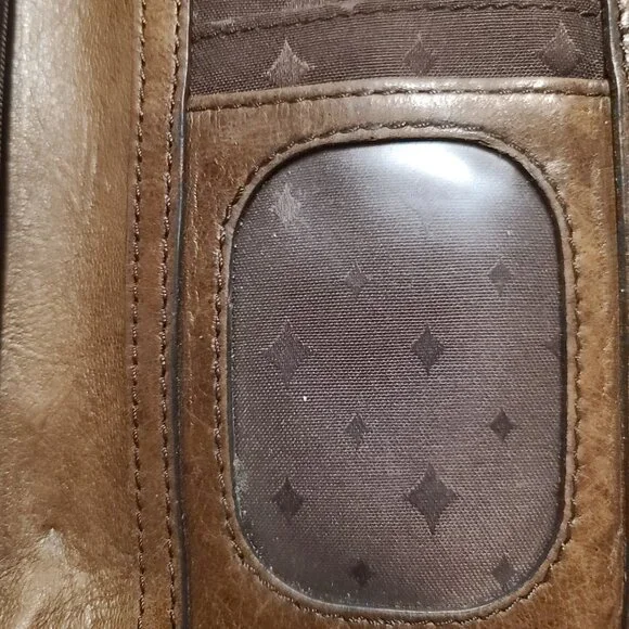 Vintage Fossil  "Long Live Vintage 1954" Women's Emory Wallet Leather Organizer - Picture 7 of 16